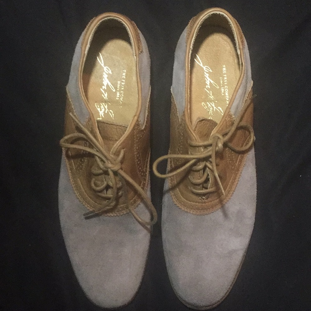 FRYE Suede & Leather Oxfords - Picture 5 of 7